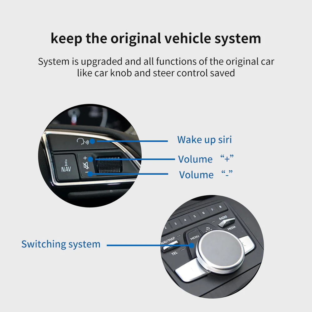 AUDI A5 S5 Rs5 APPLE CARPLAY AND ANDROID AUTO INTERFACE - Image 7
